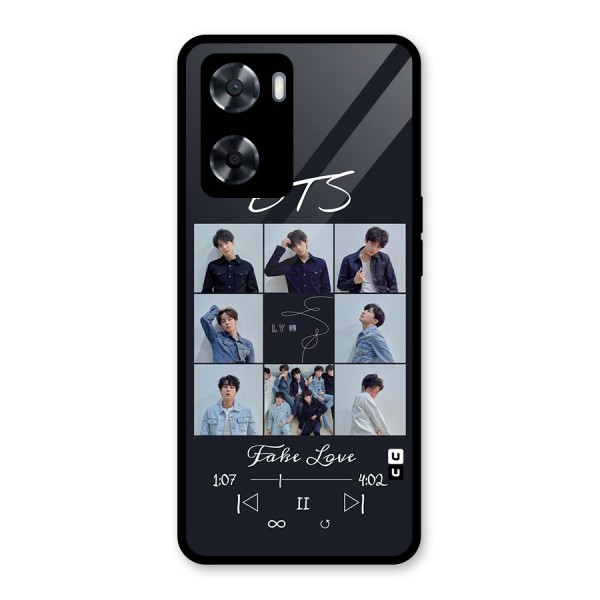 BTS Fake Love Glass Back Case for Oppo A57 2022