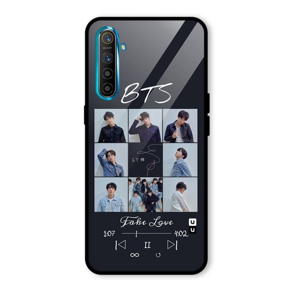 BTS Fake Love Glass Back Case for Realme XT