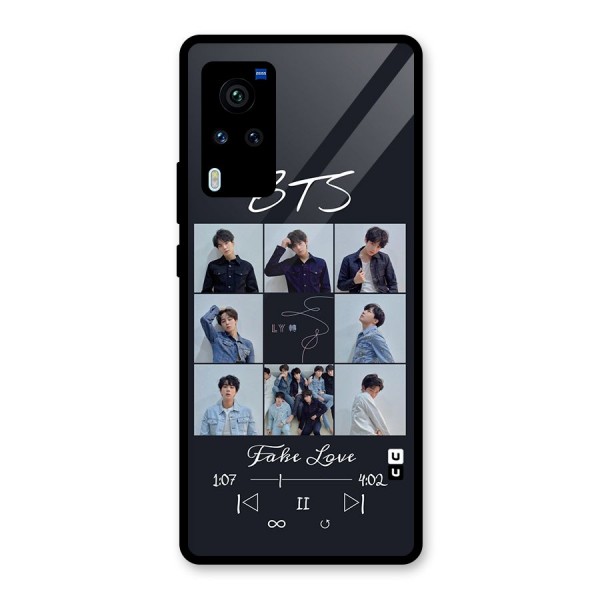 BTS Fake Love Glass Back Case for Vivo X60 Pro