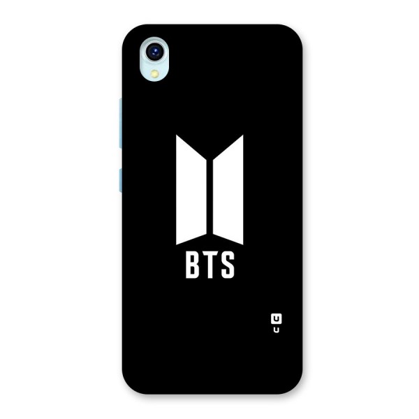 BTS Logo Black Back Case for Vivo Y1s