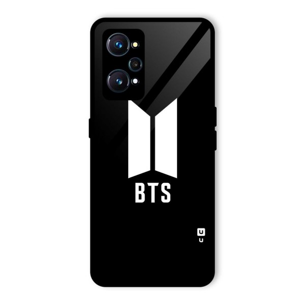 BTS Logo Black Glass Back Case for Realme GT Neo2