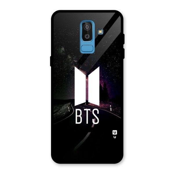 BTS Night Sky Glass Back Case for Galaxy J8