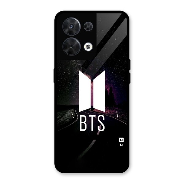 BTS Night Sky Glass Back Case for Oppo Reno8 5G