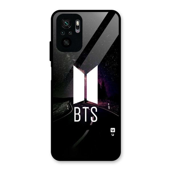 BTS Night Sky Glass Back Case for Redmi Note 10S