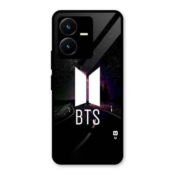 BTS Night Sky Glass Back Case for Vivo Y22