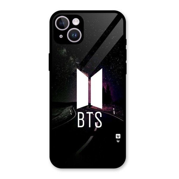 BTS Night Sky Glass Back Case for iPhone 14 Plus