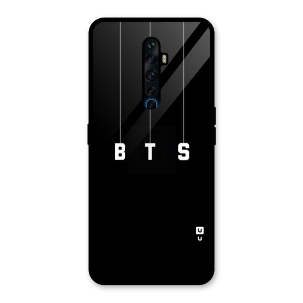 BTS Strings Glass Back Case for Oppo Reno2 Z