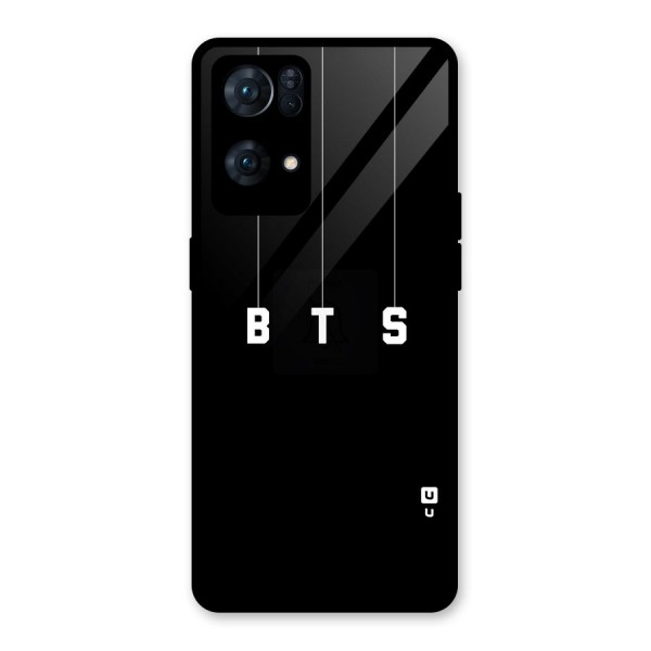 BTS Strings Glass Back Case for Oppo Reno7 Pro 5G