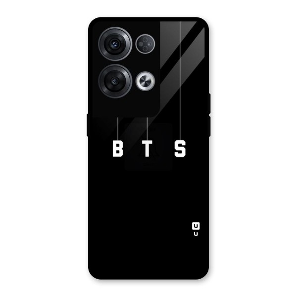 BTS Strings Glass Back Case for Oppo Reno8 Pro 5G