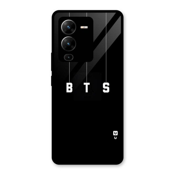 BTS Strings Glass Back Case for Vivo V25 Pro