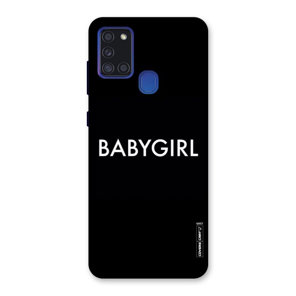 Baby Girl Back Case for Galaxy A21s