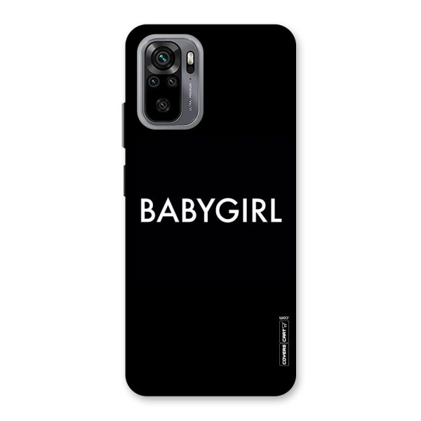 Baby Girl Back Case for Redmi Note 10