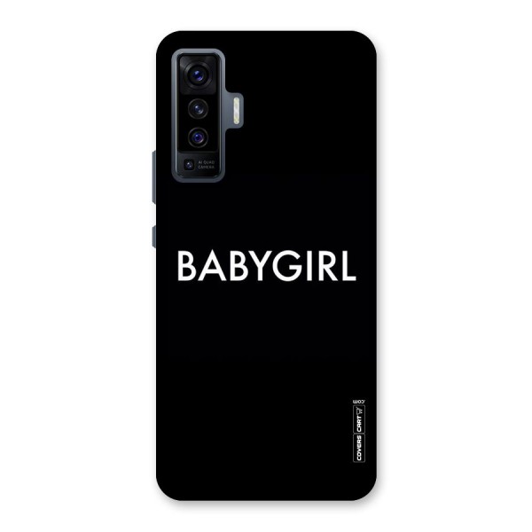 Baby Girl Back Case for Vivo X50