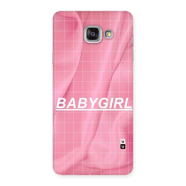 Baby Girl Check Back Case for Galaxy A7 2016