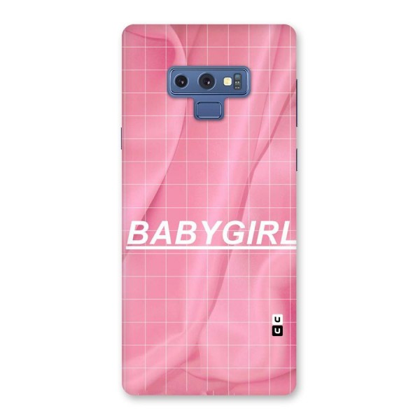 Baby Girl Check Back Case for Galaxy Note 9