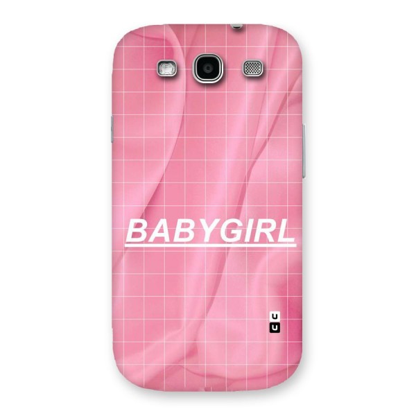 Baby Girl Check Back Case for Galaxy S3 Neo