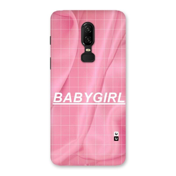 Baby Girl Check Back Case for OnePlus 6