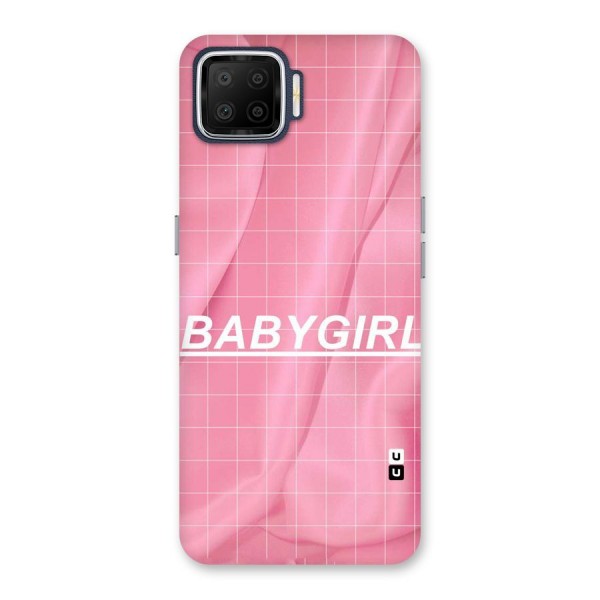 Baby Girl Check Back Case for Oppo F17