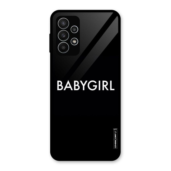 Baby Girl Glass Back Case for Galaxy A23