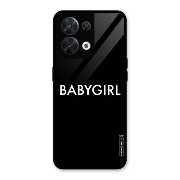 Baby Girl Glass Back Case for Oppo Reno8 5G