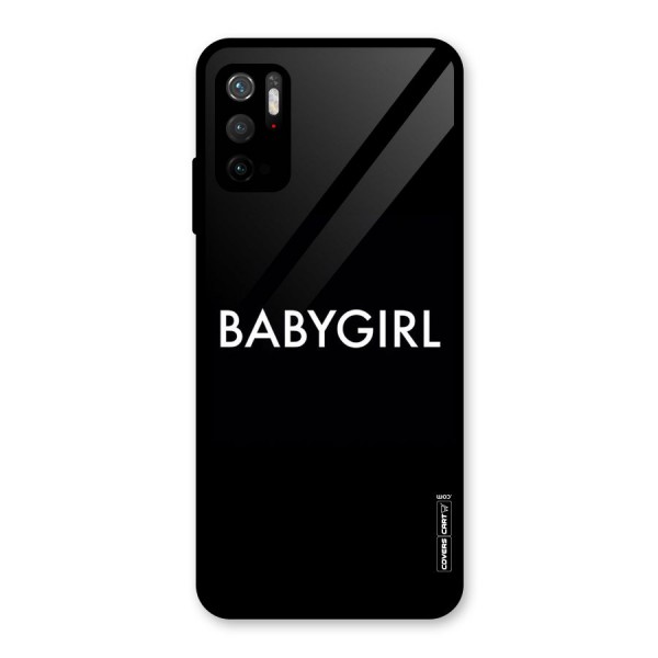 Baby Girl Glass Back Case for Poco M3 Pro 5G