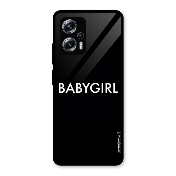 Baby Girl Glass Back Case for Redmi K50i