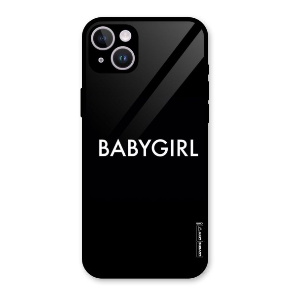 Baby Girl Glass Back Case for iPhone 14 Plus