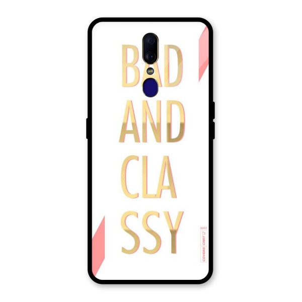 Bad And Classy Glass Back Case for Oppo F11