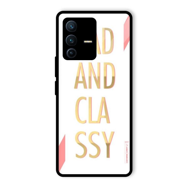 Bad And Classy Glass Back Case for Vivo V23 Pro