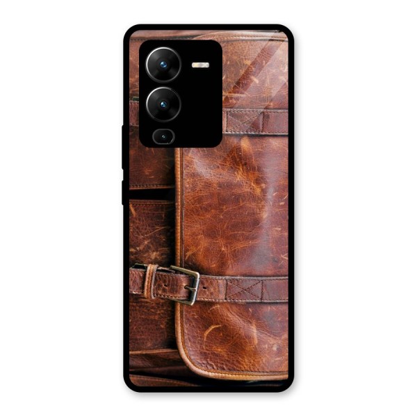 Bag Design (Printed) Glass Back Case for Vivo V25 Pro