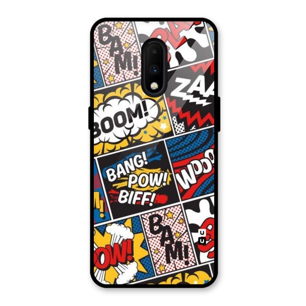 Bam Pattern Glass Back Case for OnePlus 7