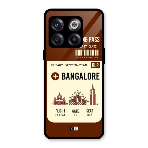 Bangalore Boarding Pass Glass Back Case for OnePlus 10T