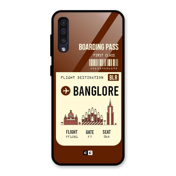 Banglore Boarding Pass Glass Back Case for Galaxy A50s