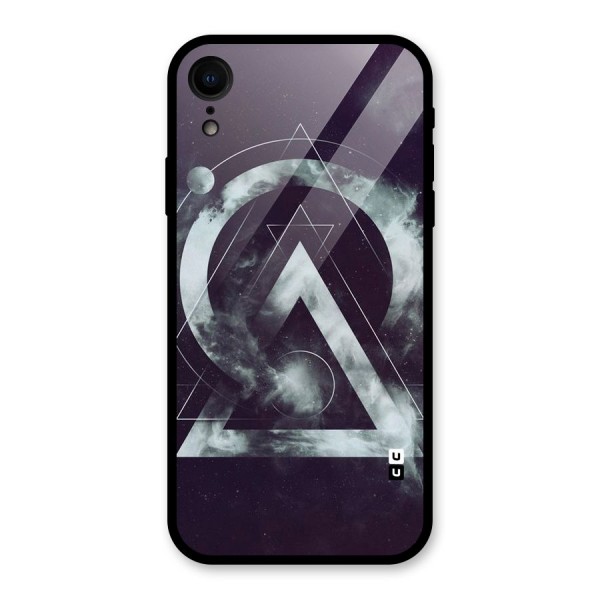 Basic Galaxy Shape Glass Back Case for XR