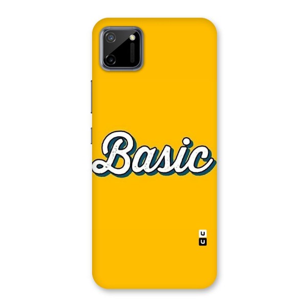 Basic Yellow Back Case for Realme C11