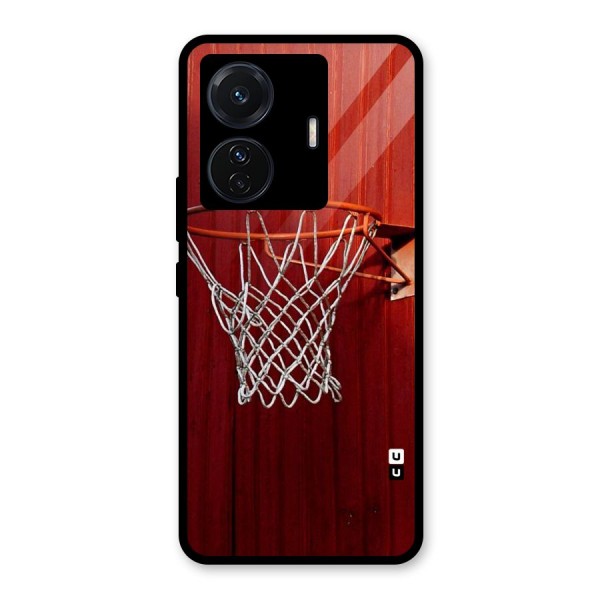 Basket Red Glass Back Case for Vivo T1 Pro