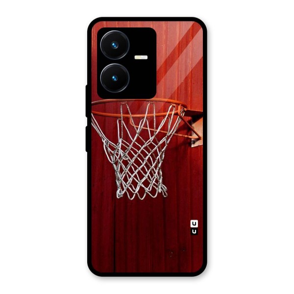 Basket Red Glass Back Case for Vivo Y22