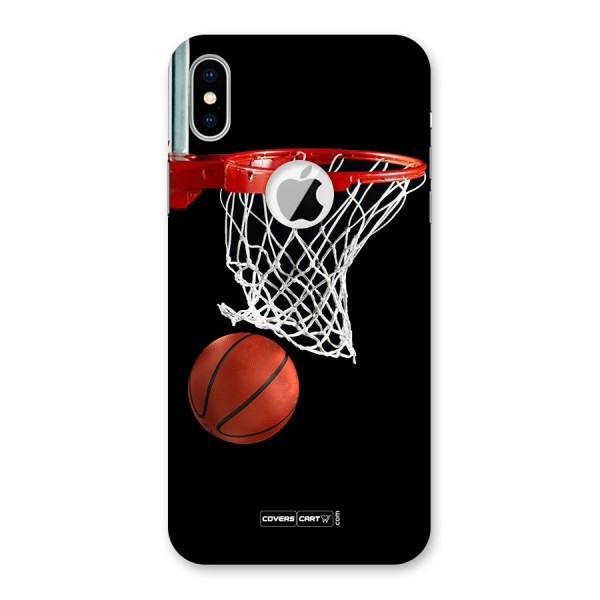 Basketball Back Case for iPhone XS Logo Cut