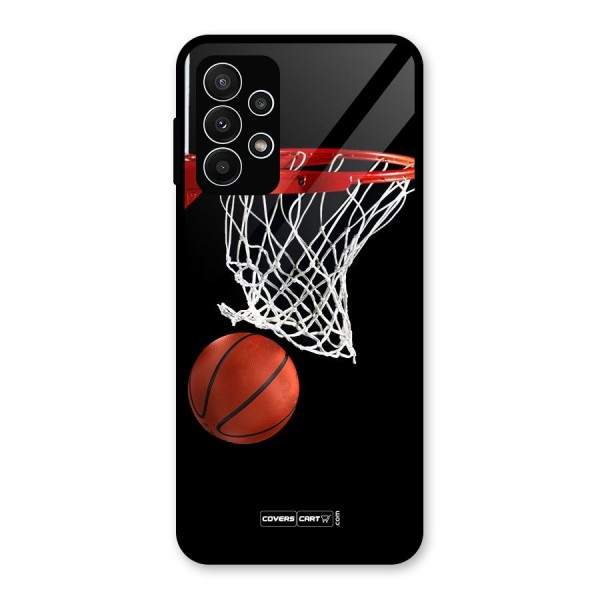 Basketball Glass Back Case for Galaxy A23