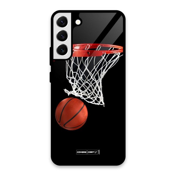 Basketball Glass Back Case for Galaxy S22 Plus 5G