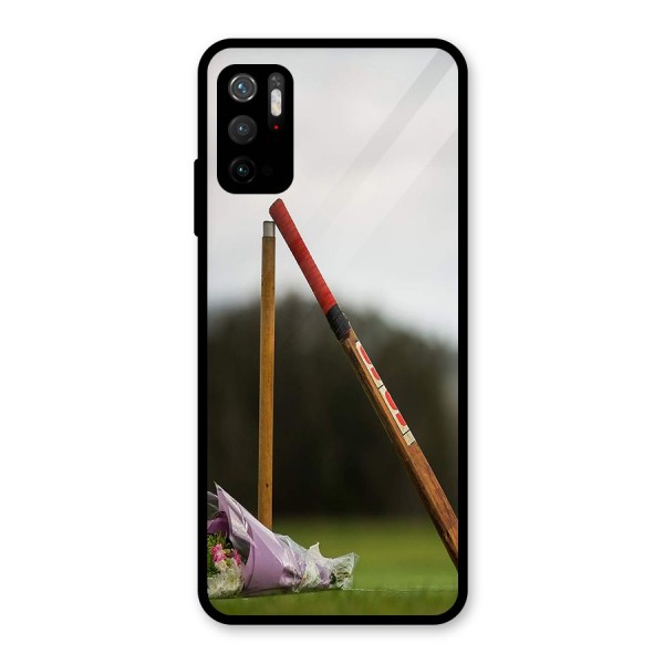 Bat Wicket Glass Back Case for Poco M3 Pro 5G