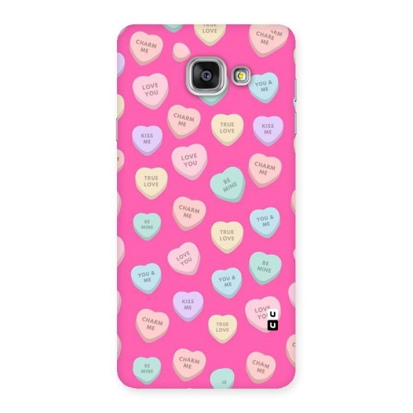 Be Mine Hearts Pattern Back Case for Galaxy A7 2016