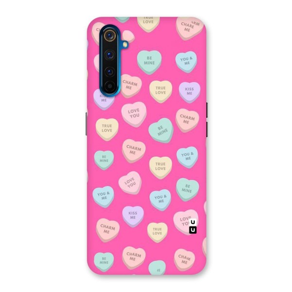 Be Mine Hearts Pattern Back Case for Realme 6 Pro