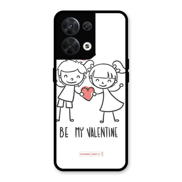 Be My Valentine Glass Back Case for Oppo Reno8 5G