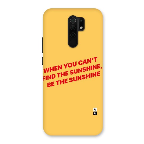 Be The Sunshine Back Case for Redmi 9 Prime