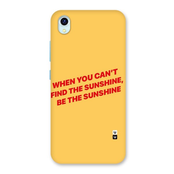 Be The Sunshine Back Case for Vivo Y1s