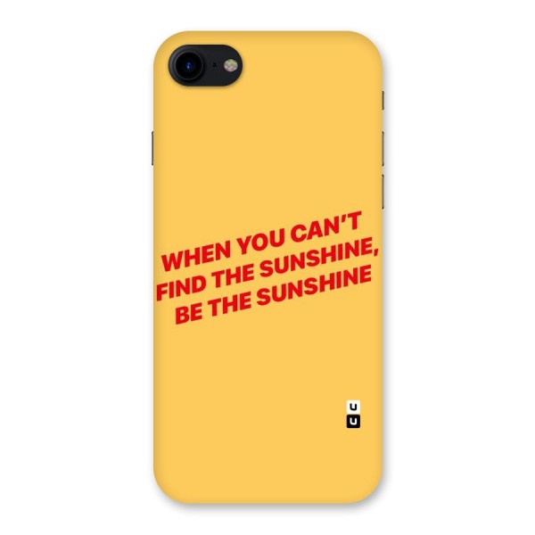 Be The Sunshine Back Case for iPhone SE 2020