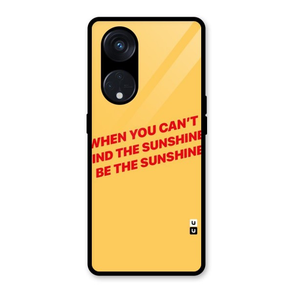 Be The Sunshine Glass Back Case for Reno8 T 5G