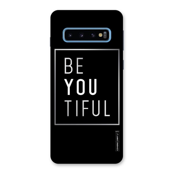 Be You Beautiful Back Case for Galaxy S10