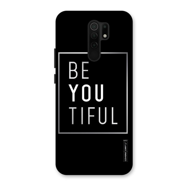 Be You Beautiful Back Case for Redmi 9 Prime